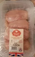Mängden socker i Chicken breast portions