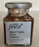 Mängden socker i Spiced apple and pear chutney