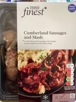 Mängden socker i Tesco Cumberland Sausage and Mash