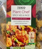 Mängden socker i Plant Chef Spicy Veg & Rice