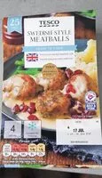 Mängden socker i Swedish style meatballs