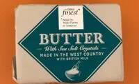 Mängden socker i Tesco Finest salted Butter