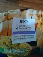 Mängden socker i 2 Garlic Baguettes