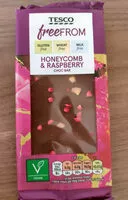 Mängden socker i Honeycomb and raspberry choc bar