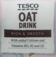 Mängden socker i Tesco Oat Drink