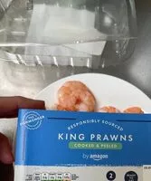 Mängden socker i Cooked king prawn
