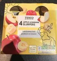 Mängden socker i Apple & banana slurpers