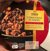 Mängden socker i Christmas pudding