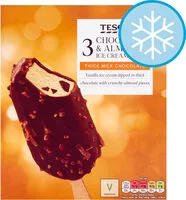 Mängden socker i Tesco Chocolate And Almond Sticks