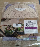Mängden socker i 8 Multiseed Tortilla Wraps