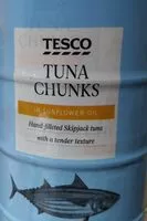 Mängden socker i Tuna Chunks in sunflower oil