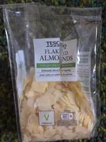 Mängden socker i Tesco Flaked Almonds