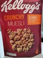 Mängden socker i Kellogg's crunchy muesli