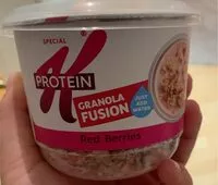 Mängden socker i K protein granola fusion