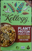 Mängden socker i Plant Protein Crunchy Müsli - Dark Choco & Coconut