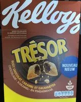 Mängden socker i Trésor - Goût chocolat caramel et cacahuètes