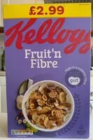 Mängden socker i Fruit'n Fibre cereal