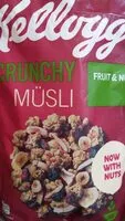 Mängden socker i Crunchy Müsli Fruit & Nuy
