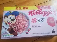 Mängden socker i Coco pops strawberry & White choc