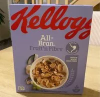 Mängden socker i All bran fruit’n fibre