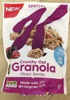 Mängden socker i Special K Granola mixed berries