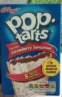Mängden socker i Pop-tarts Frosted Strawberry Sensation 4x2 Stück