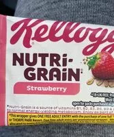 Mängden socker i Kelloggs Nutri Grain Strawberry