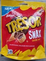Mängden socker i Tresor Snax