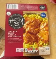 Mängden socker i Chicken Tikka Masala with Pilau Rice