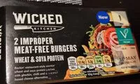 Mängden socker i Improper meat-free burgers