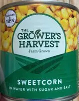 Mängden socker i Sweetcorn in Water with Sugar and Salt