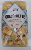 Mängden socker i Orecchiette