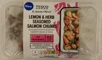 Mängden socker i Lemon & Herb Seasoned Salmon Chunks