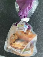 Mängden socker i Free from 4 cinnamon & raisin bagels