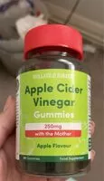 Mängden socker i Apple Cider Vinegar Gummie With the mother