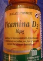 Mängden socker i Vitamina D3