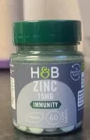 Mängden socker i Zinc 15 Mg