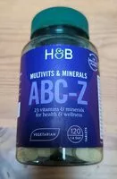 Mängden socker i MultiVits & Minerals ABC-Z