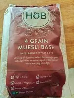 Mängden socker i 4 Grain Muesli Base