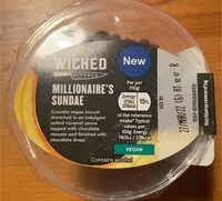 Mängden socker i Millionaires sundae