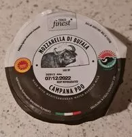 Mängden socker i Mozzarella di bufala