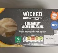 Mängden socker i Strawberry Vegan Cheesecake