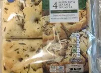 Mängden socker i Rosemary and Sea Salt Focaccia