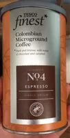 Mängden socker i Columbian microground coffee