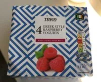 Mängden socker i Greek style rasberry yogurts