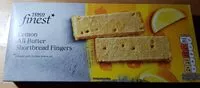Mängden socker i Lemon all butter shortbread fingers