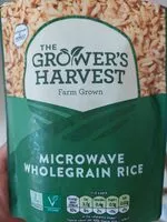 Mängden socker i Growers Harvest Microwave Wholegrain Rice