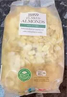 Mängden socker i Flaked Almonds