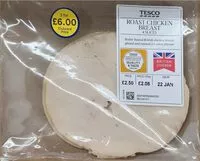 Mängden socker i Roast Chicken breast (4 slices)