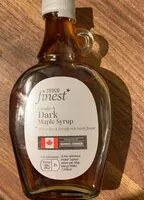 Mängden socker i Dark maple syrup